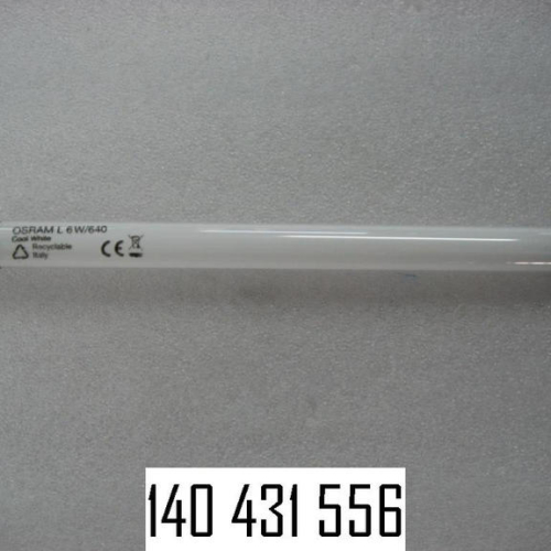 140431556 - FLOURESCENT LIGHT TUBE 6 WATT, 16X212MM, PHILIPS TL 6W/33 A9